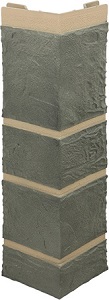Наружный угол камень (серый), 0,47 х 0,11м