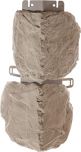 Наружный угол бутовый камень (нормандский), 0,44 х 0,18м (н), фотография 1