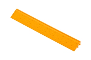 Боковой элемент обрамления с пазами под замки, цвет Желтый, фотография 1