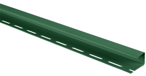 Планка "J - trim" Зелёная Т-15 - 3,00м