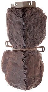 Наружный угол бутовый камень (датский), 0,44 х 0,18м (н)