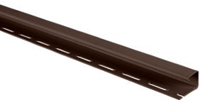 Планка "J - trim", Альта-Сайдинг, 3000 мм, цвет Коричневый