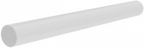 Труба водосточная ПВХ, цвет белый, длина 3 м, диаметр 74 мм