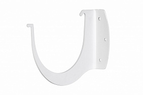 Кронштейн жёлоба Металл белый малый
